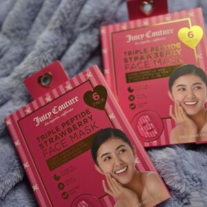 Juicy Couture Pink Triple Peptide Face Mask 6 Pack